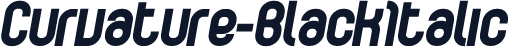 Curvature-BlackItalic