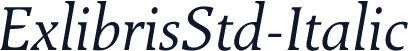 ExlibrisStd-Italic