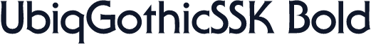 UbiqGothicSSK Bold