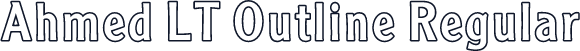 Ahmed LT Outline Regular