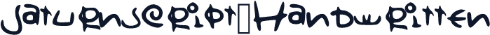Saturnscript_Handwritten