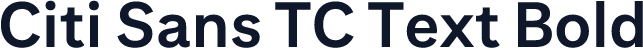 Citi Sans TC Text Bold