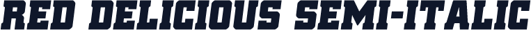 Red Delicious Semi-Italic
