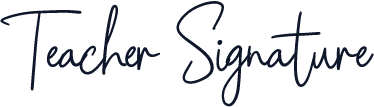Teacher Signature