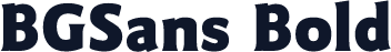 BGSans Bold