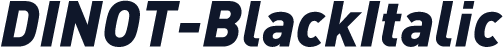DINOT-BlackItalic