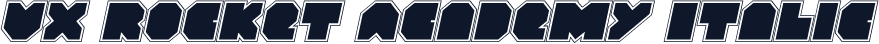 VX Rocket Academy Italic