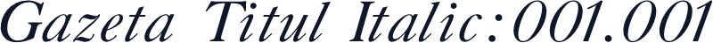 Gazeta Titul Italic:001.001