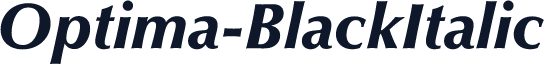 Optima-BlackItalic