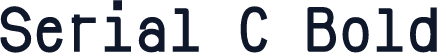 Serial C Bold