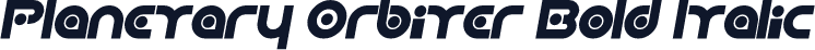 Planetary Orbiter Bold Italic