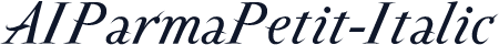 AIParmaPetit-Italic