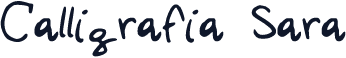 Calligrafia Sara