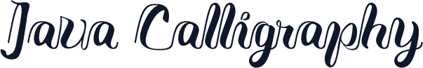 Java Calligraphy