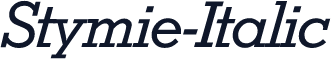 Stymie-Italic