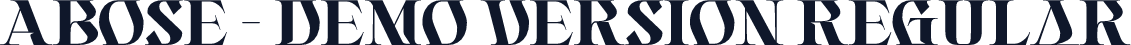 Abose - Demo Version Regular