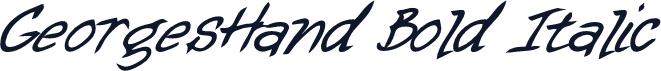 GeorgesHand Bold Italic