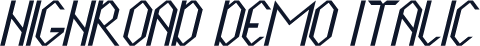 Highroad Demo Italic