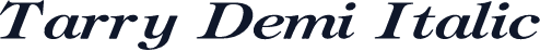 Tarry Demi Italic