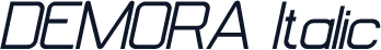 DEMORA Italic