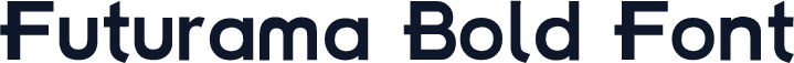 Futurama Bold Font