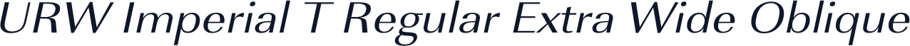 URW Imperial T Regular Extra Wide Oblique