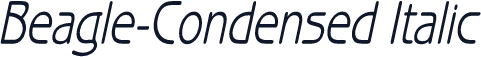 Beagle-Condensed Italic