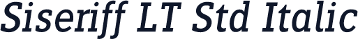 Siseriff LT Std Italic