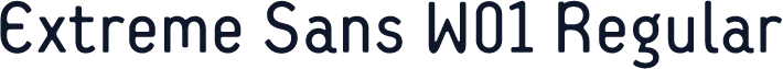 Extreme Sans W01 Regular