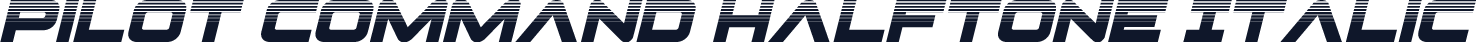 Pilot Command Halftone Italic