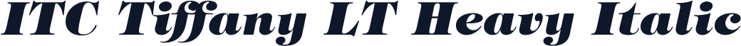 ITC Tiffany LT Heavy Italic