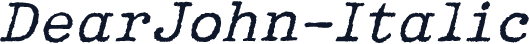 DearJohn-Italic