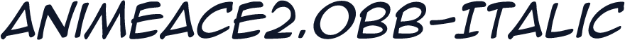 AnimeAce2.0BB-Italic