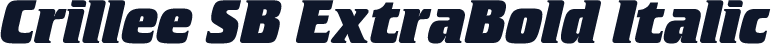 Crillee SB ExtraBold Italic