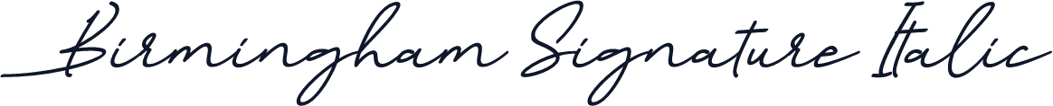 Birmingham Signature Italic