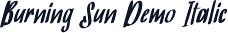 Burning Sun Demo Italic