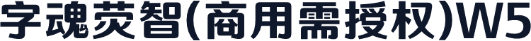 字魂荧智(商用需授权)W5