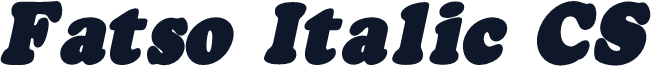 Fatso Italic CS