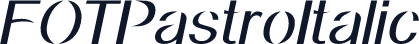 FOTPastroItalic