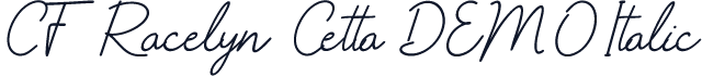 CF Racelyn Cetta DEMO Italic