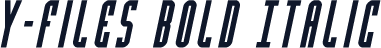 Y-Files Bold Italic
