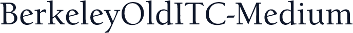 BerkeleyOldITC-Medium