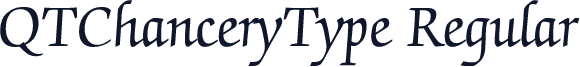 QTChanceryType Regular