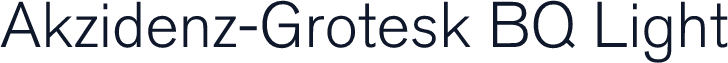 Akzidenz-Grotesk BQ Light