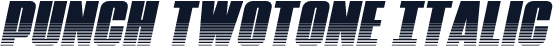 Punch Twotone Italic