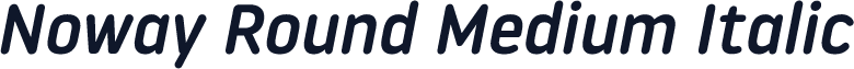 Noway Round Medium Italic