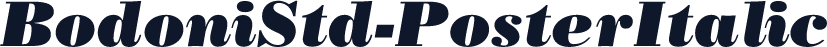 BodoniStd-PosterItalic
