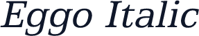 Eggo Italic