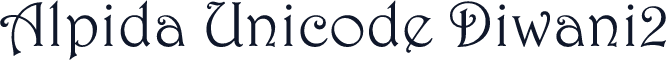 Alpida Unicode Diwani2