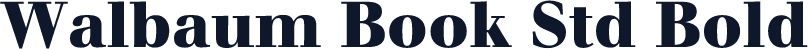 Walbaum Book Std Bold